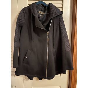 michael kors quilted and fabric jacket
